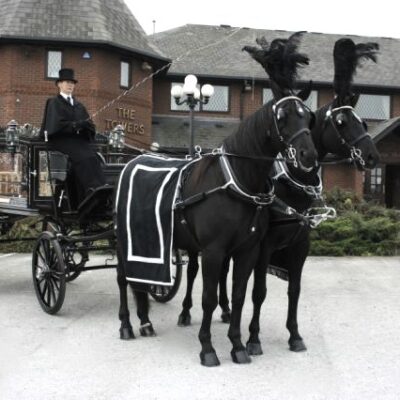 Horse drawn Cremation